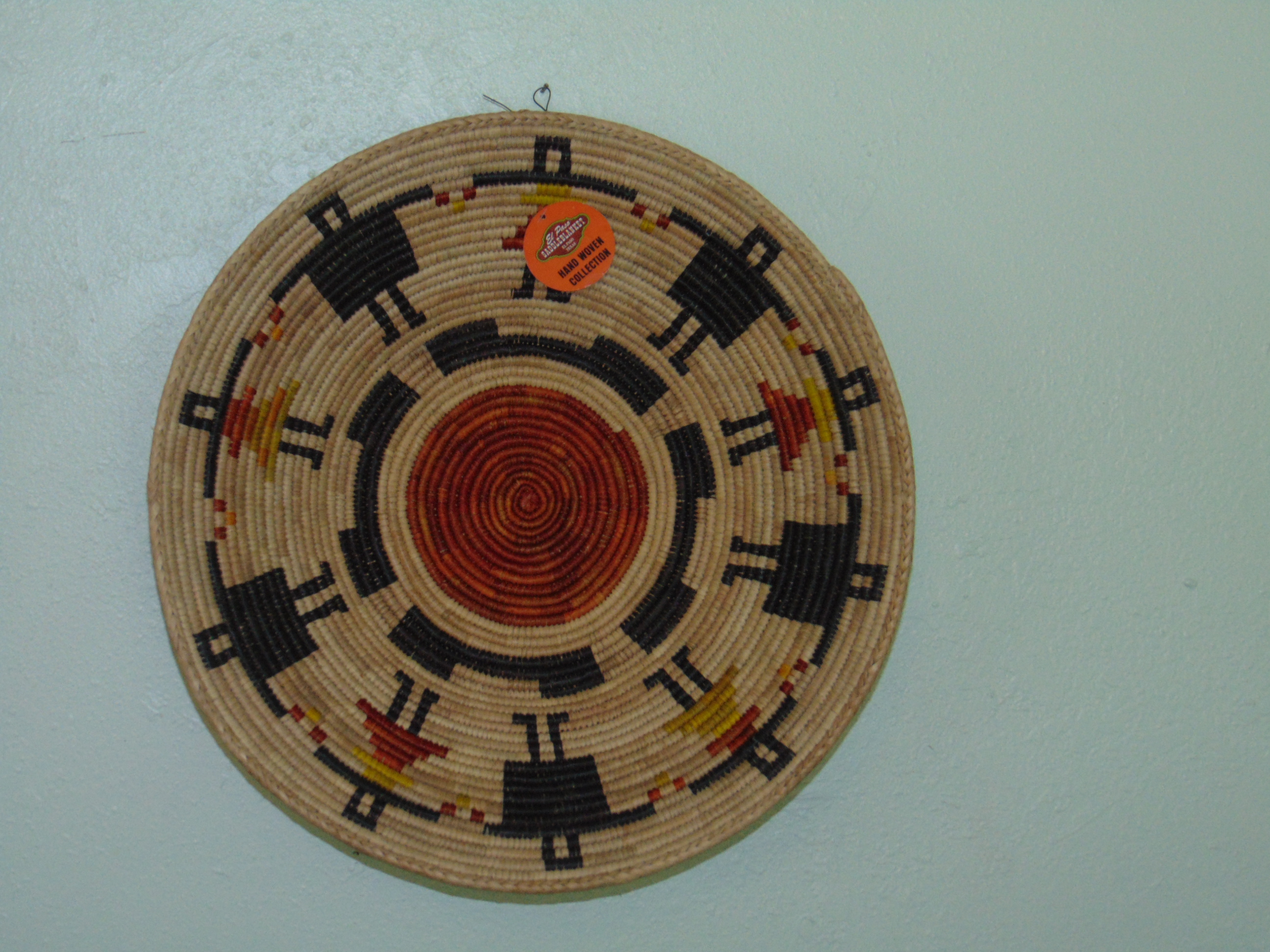 #0622 Handmade Southwest Style Decorative Fine Coil Basket 