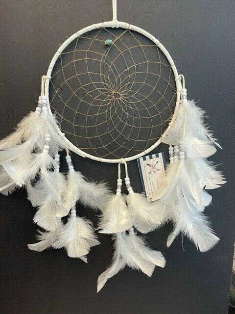 NpDc213CR-6** Hand Made Tribal  Dream Catchers Hand Painted Wholesale 6 Pcs 