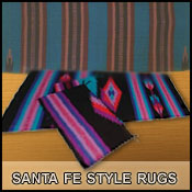 AZ Trading Post has Mexican Zapotec rugs and Santa Fe style rugs an table runners to add to your Home Decor.